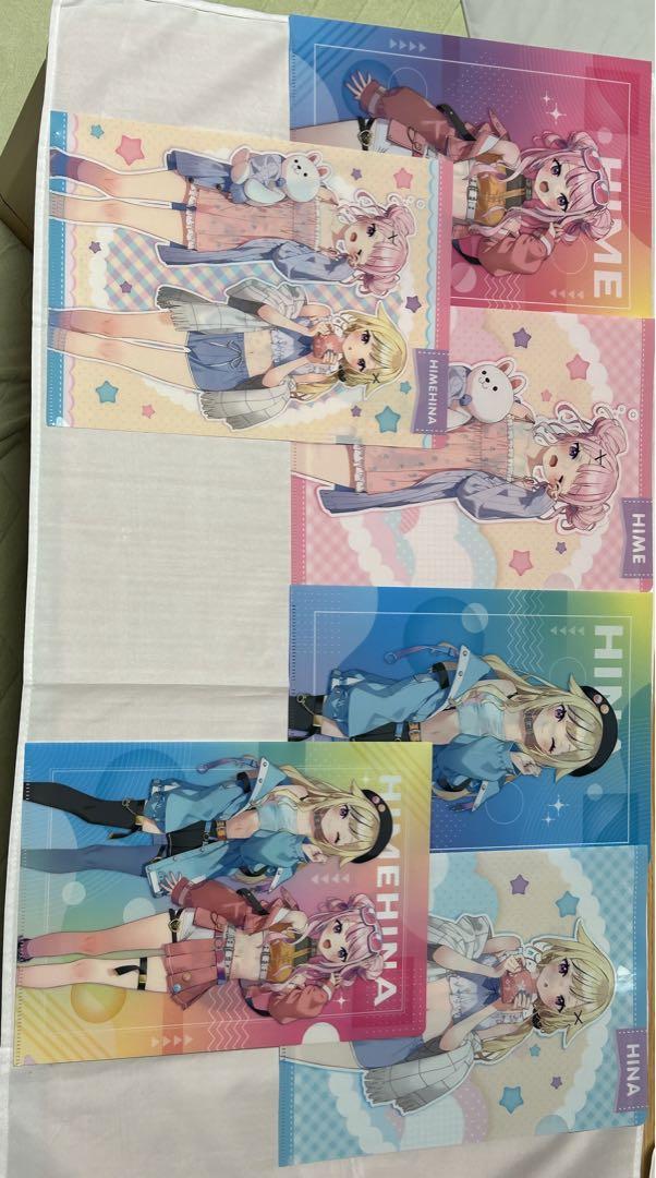 HIMEHINA x GiGO ビッグクッション 私服2種+クリアファイル全種