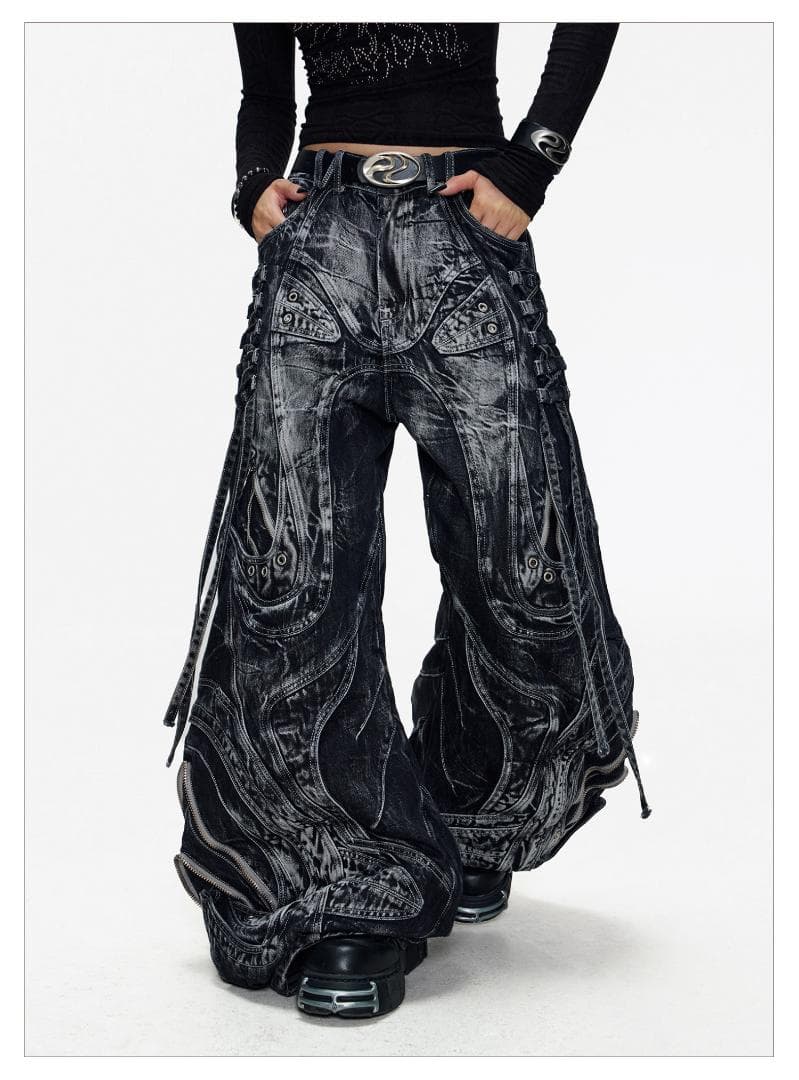 PERSONSOUL Black Alians Jeans 新作 25SS PERSONSOUL Black Alians Jeans 新作 25SS