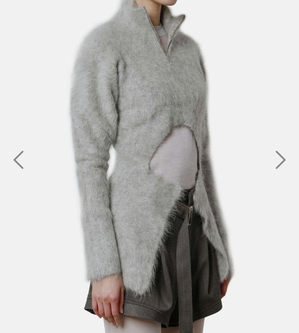 新品タグ付き アイレネ グレーニット シャギーニット 新品タグ付き アイレネ グレーニット シャギーニット