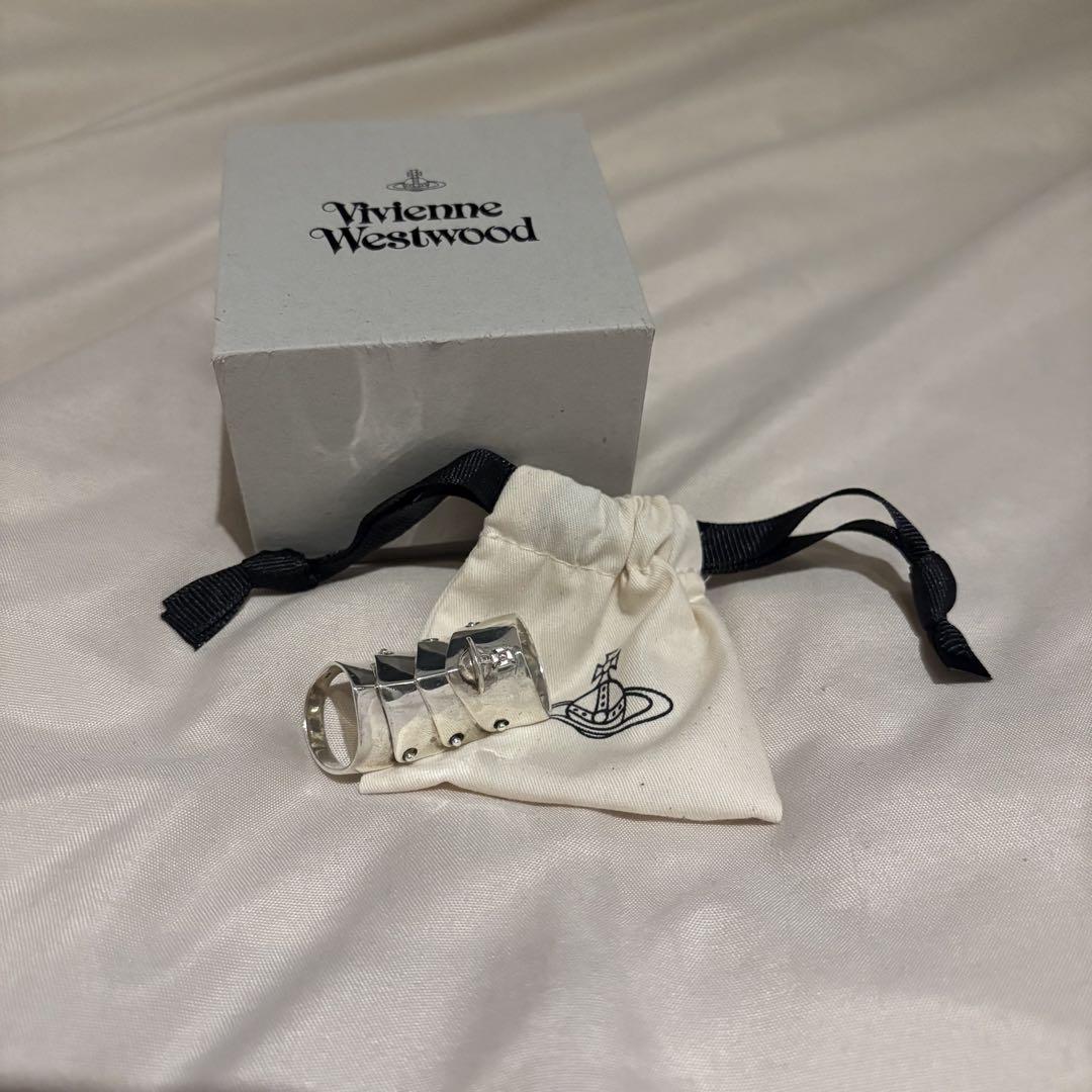 VivienneWestwoodアーマーリング Sサイズ シルバー925