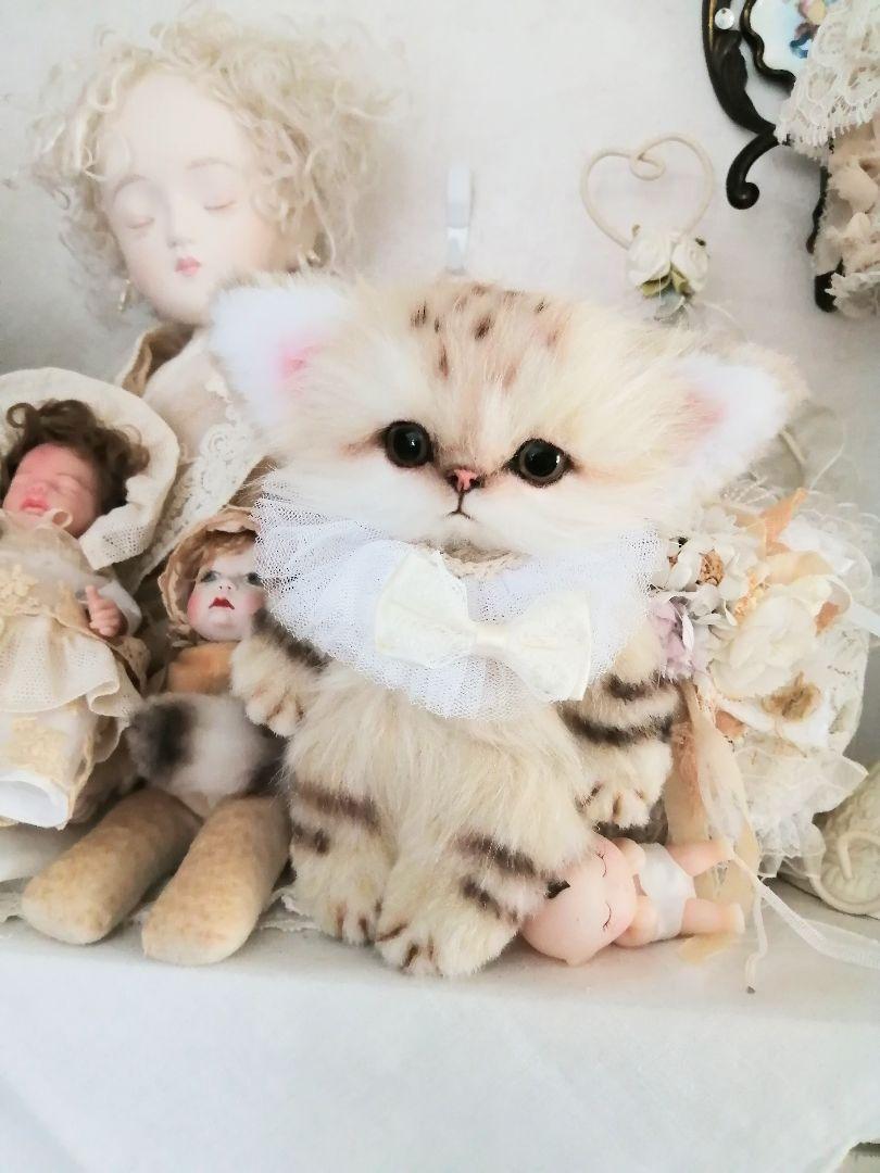 ポッケにゃん♡スナネコちゃん♡ぬいぐるみ♡ハンドメイド♡猫♡お出かけ～♪