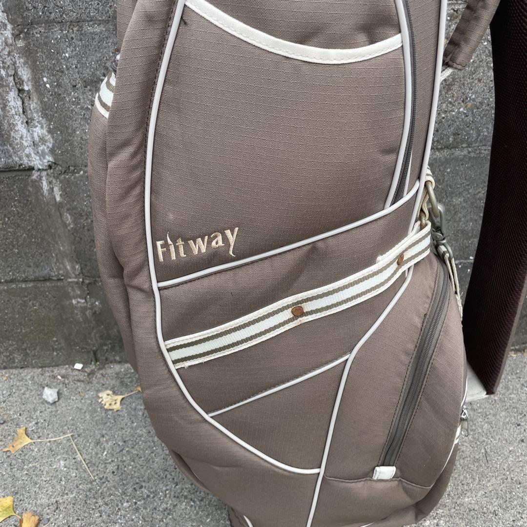 fitway キャディバッグ ゴルフバッグ レディース