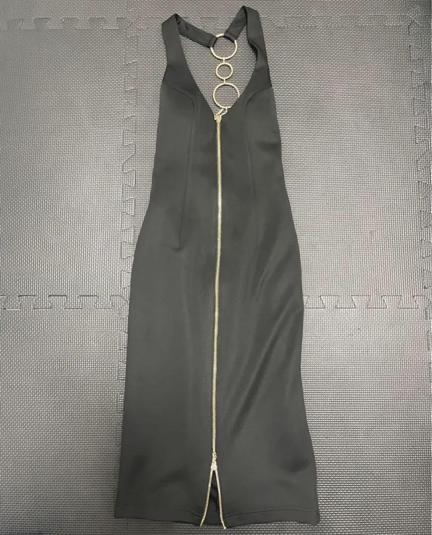 Veautt バックオープンリングデザイン ドレス