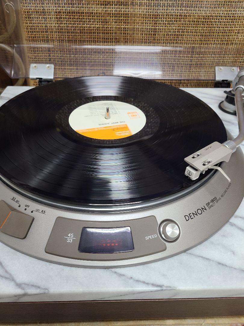 希少!レスト希少!完動超美品!DENONレコードプレーヤーDP-1800