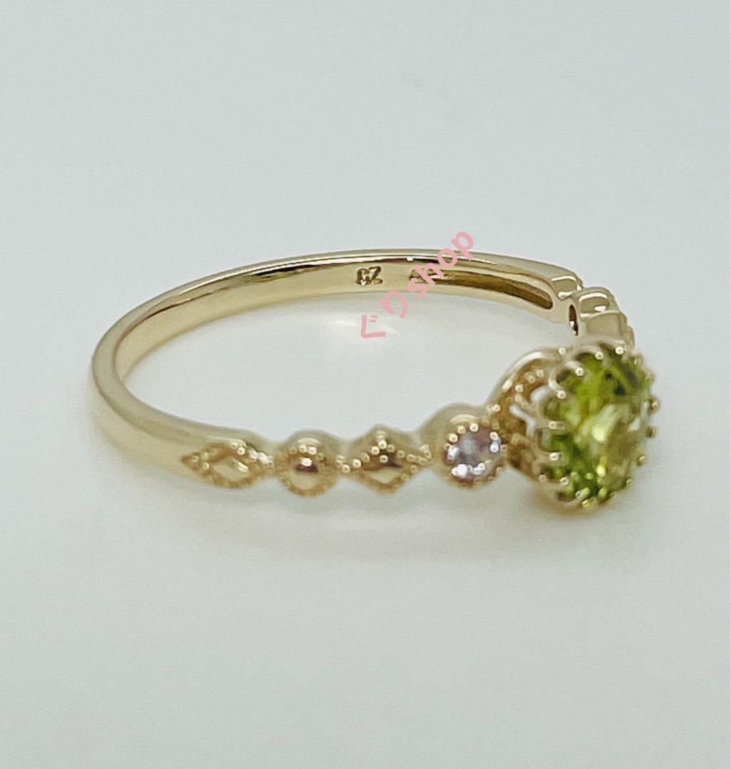 JEWELRY TSUTSUMI k10 ペリドット リング 10号 画像11