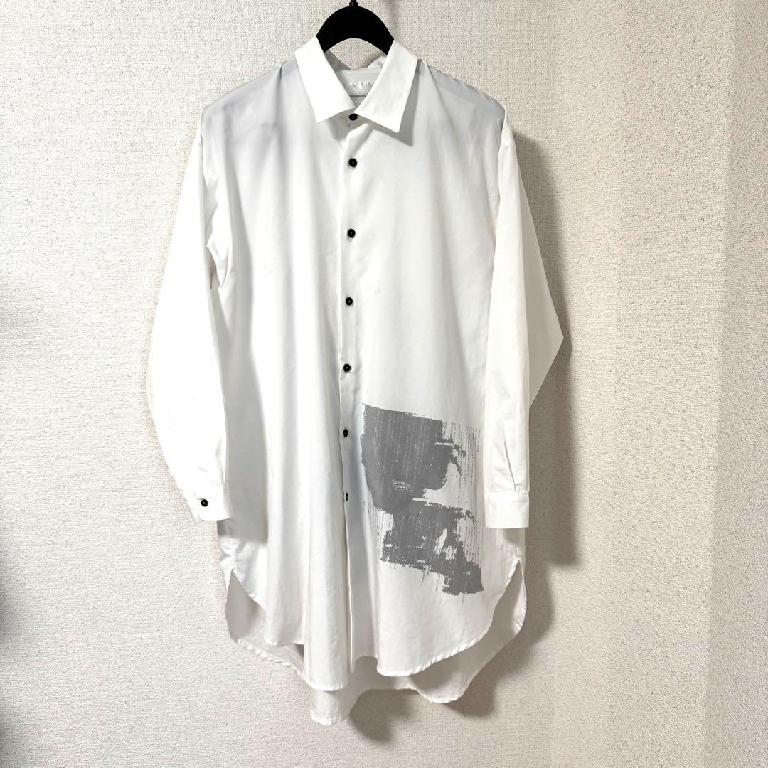 0658 ゼロロクゴーハチ オーバーシルエット グラフィックロングシャツ