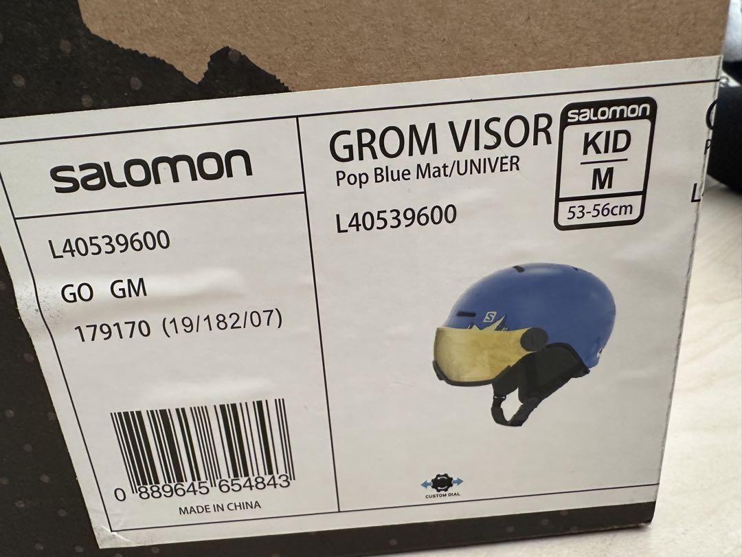 SALOMON ヘルメット スキー スノーボード キッズ M（53～56）