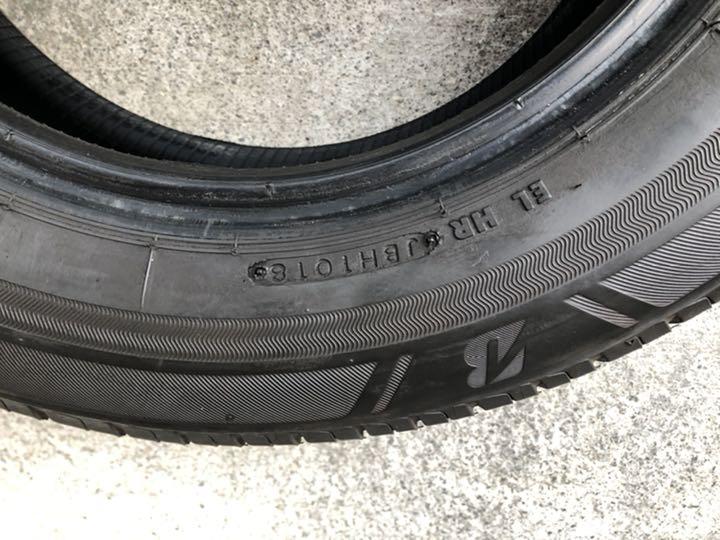 【18年製】175/70R14 ブリヂストン夏タイヤ 4本 画像4