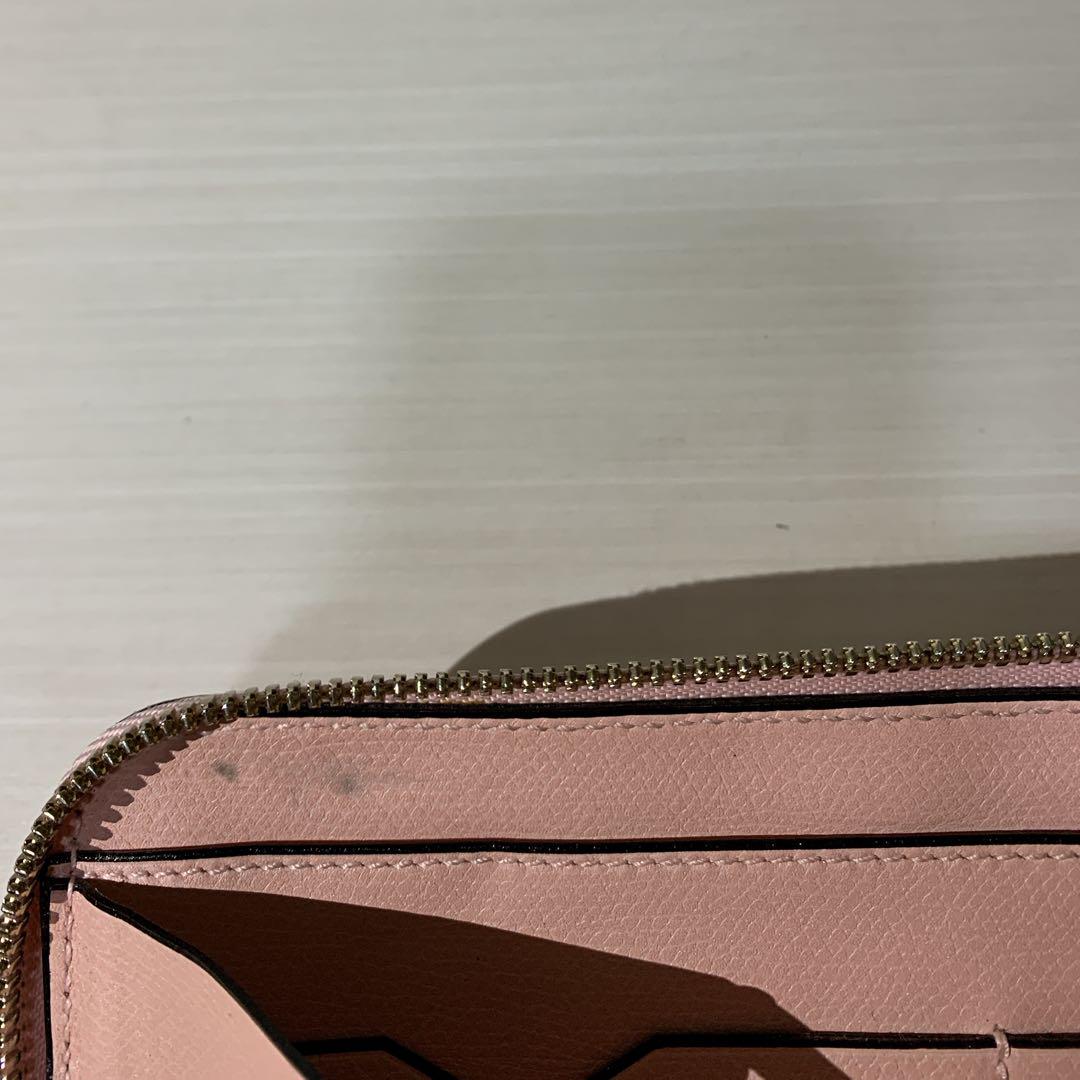 最終値下げ❣️Valextra ヴァレクストラ ラウンドジップ ピンク 長財布