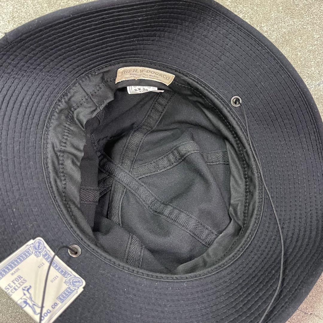 帽子 THE.H.W.HAT MODERN FATIGUE HAT BLACK