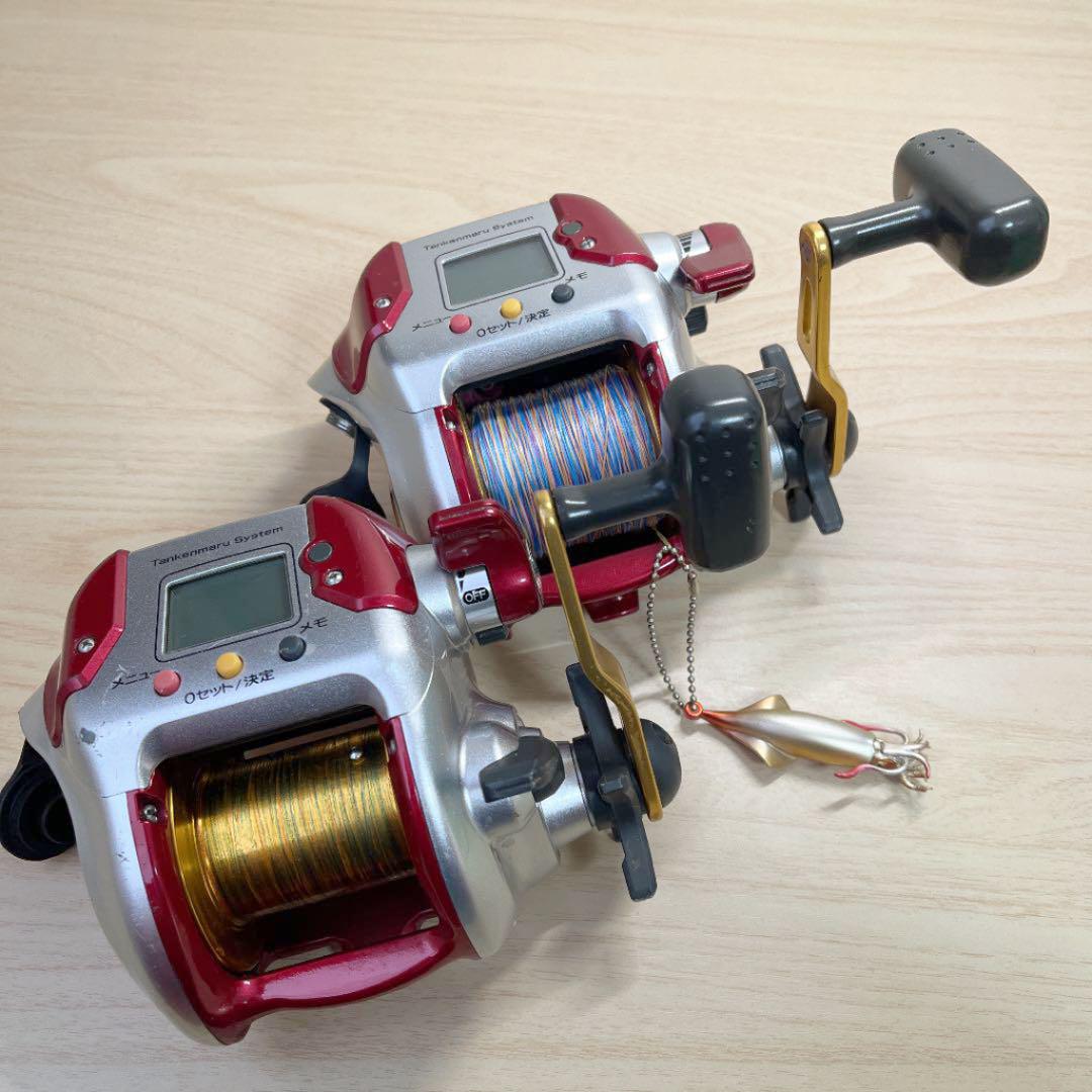 30 割引ランキングや新製品 ジャンク品 電動リール Shimano 探検丸 3000plays 2台セット リール フィッシング Www Fidakenya Org