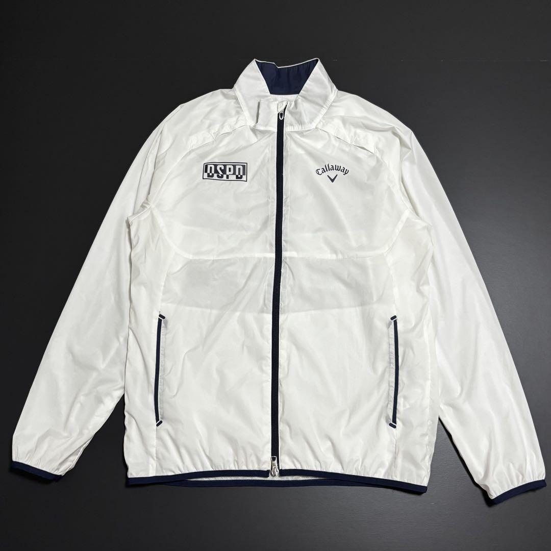 極美品 Callaway ゴルフ フルジップブルゾン 撥水性 メンズ Lサイズ