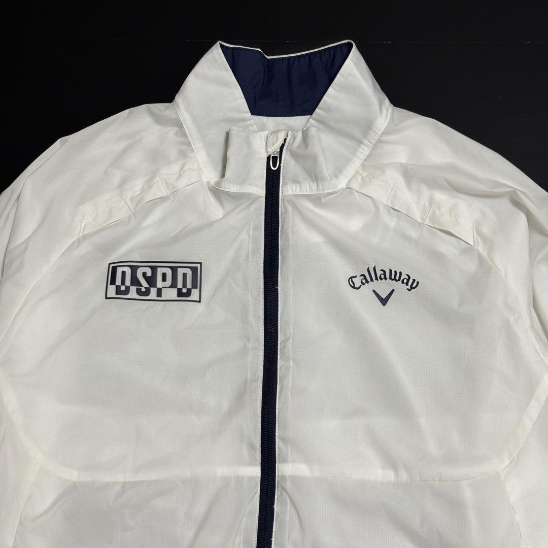 極美品 Callaway ゴルフ フルジップブルゾン 撥水性 メンズ L