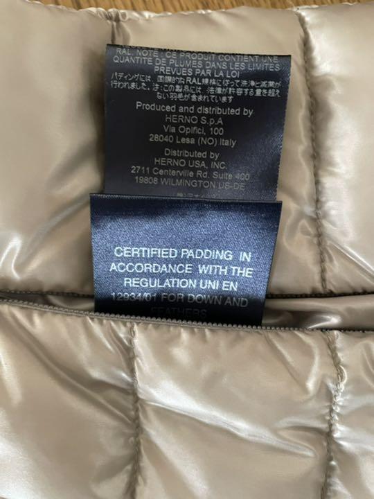 【アウター】 ヘルノ ダウンジャケット vVQRz-m96305700706 レージュの