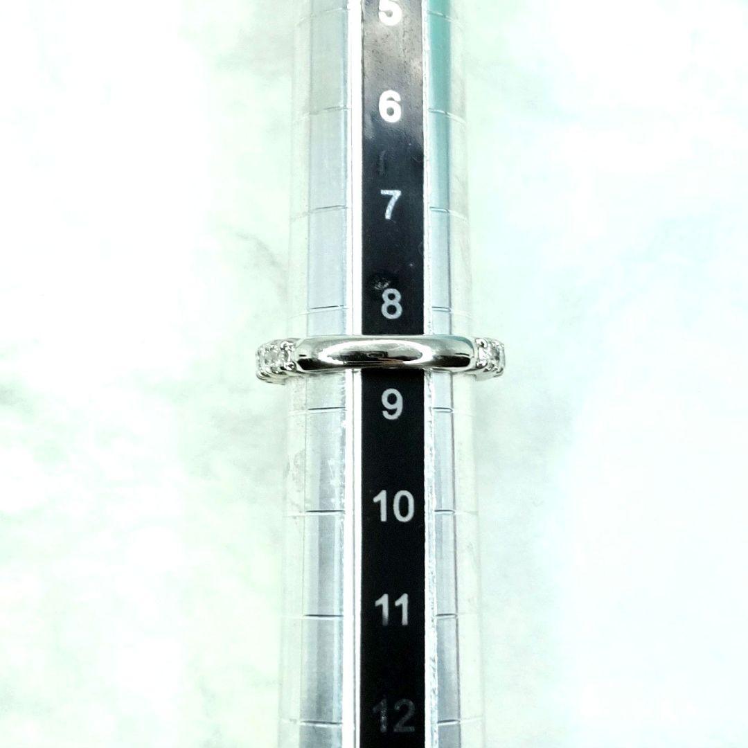 レビュー高評価の商品！ Pt900 8.5号 リング エタニティ D1.0ct アクセサリー