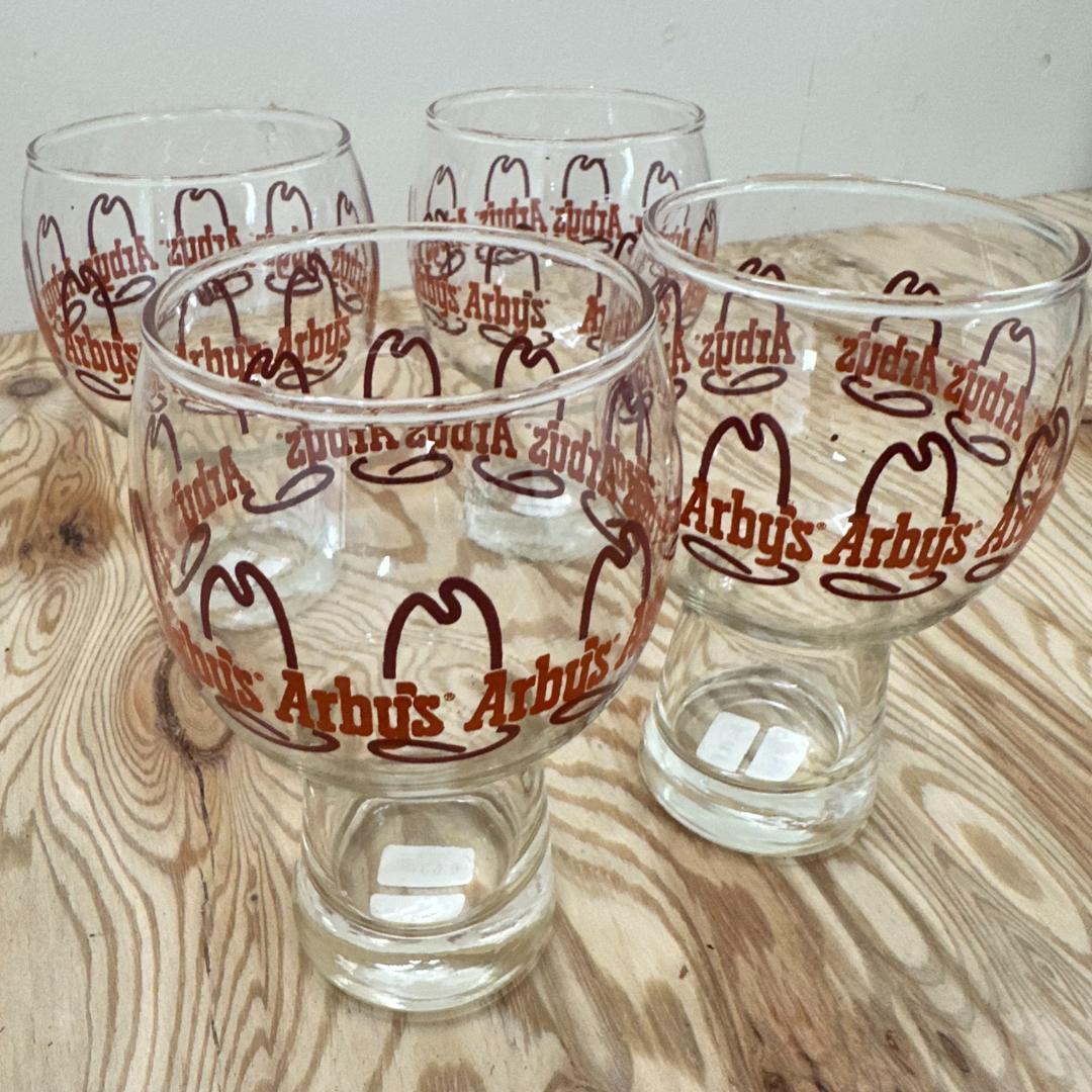 Arby'sデザイングラス4個セット Arby'sデザイングラス4個セット