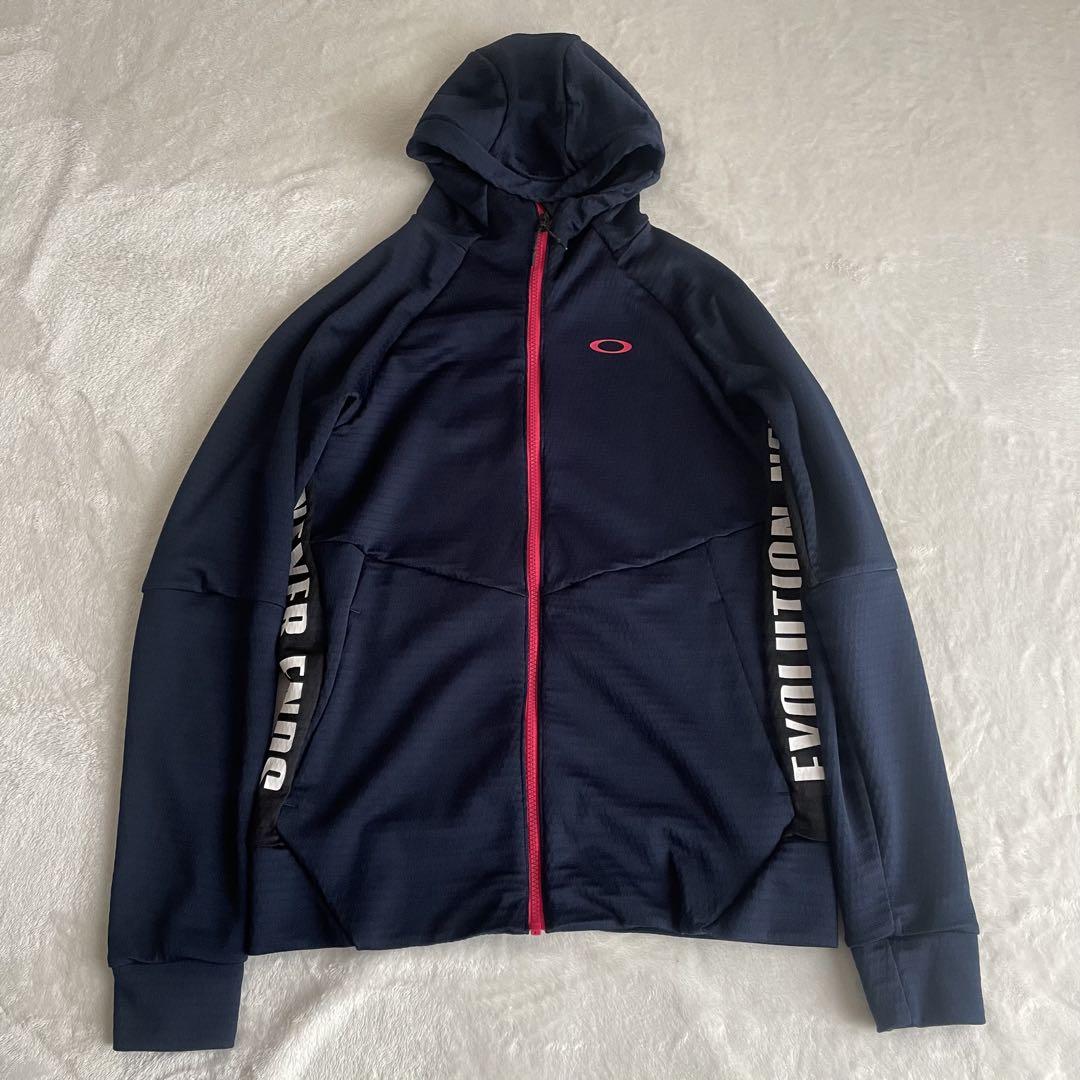 美品★オークリー★ジャージ★上下セット★ネイビー★M