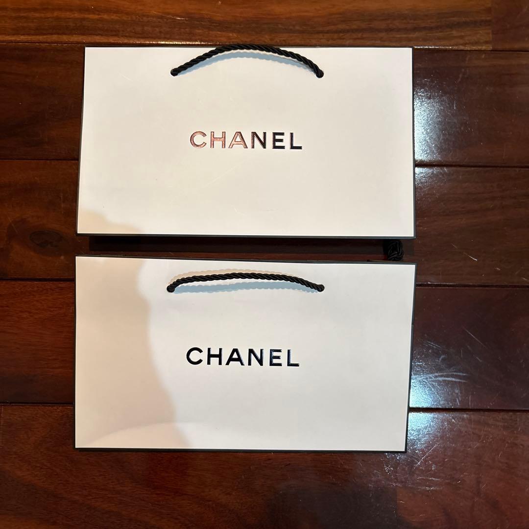 CHANEL ショップ袋 ホワイト - メルカリ