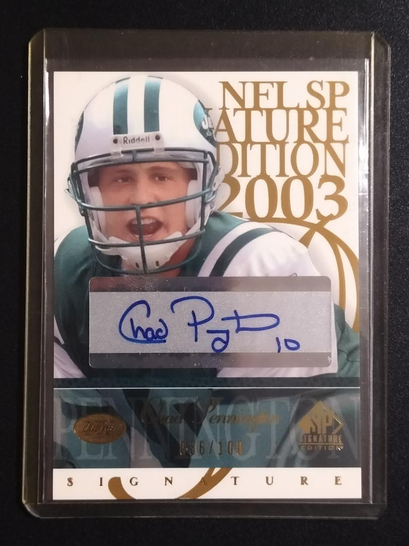 ■NFL Chad Pennington チャド・ペニントン auto　/100