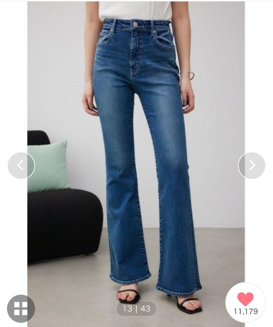 AZUL BY MOUSSY AZUL DENIMフレアデニム XS ブルー