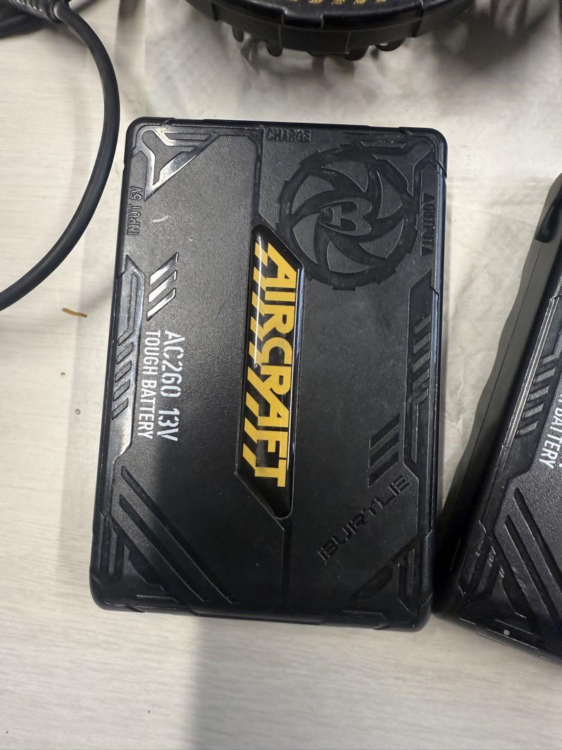 バートル13v ファン　バッテリー2個つき