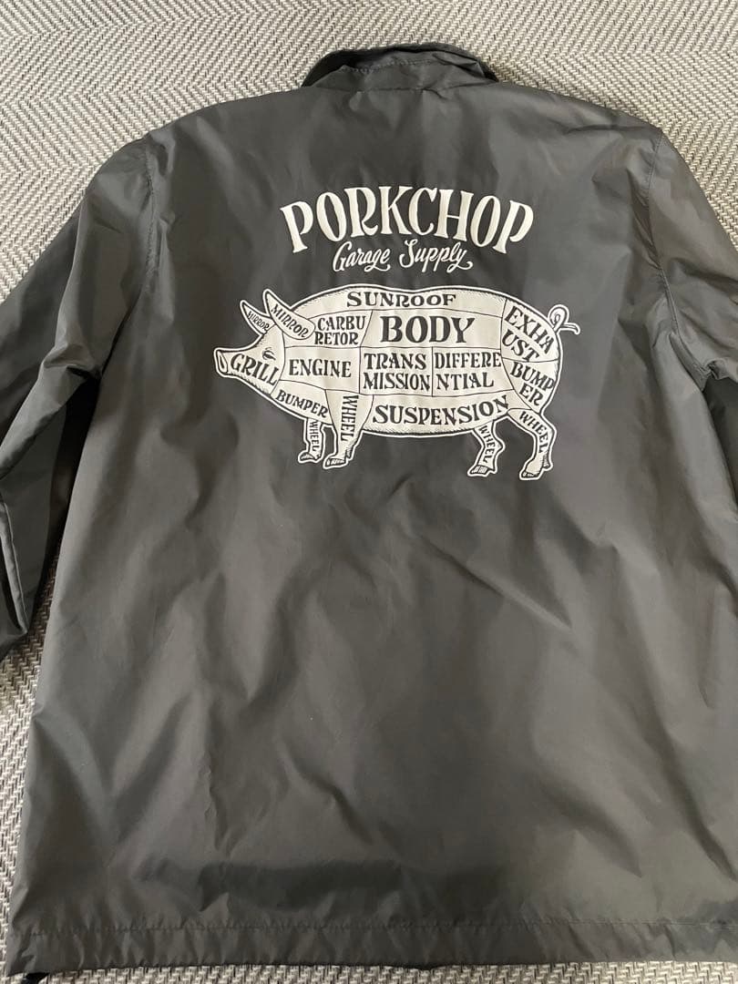 PorkChop Garage Supply ナイロンジャケット グレー PorkChop Garage Supply ナイロンジャケット グレー