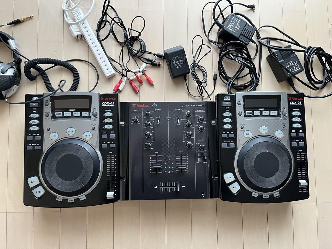 【Vestax/ベスタクス】CDX-05 x2台/VMC-002XLu/音出OK