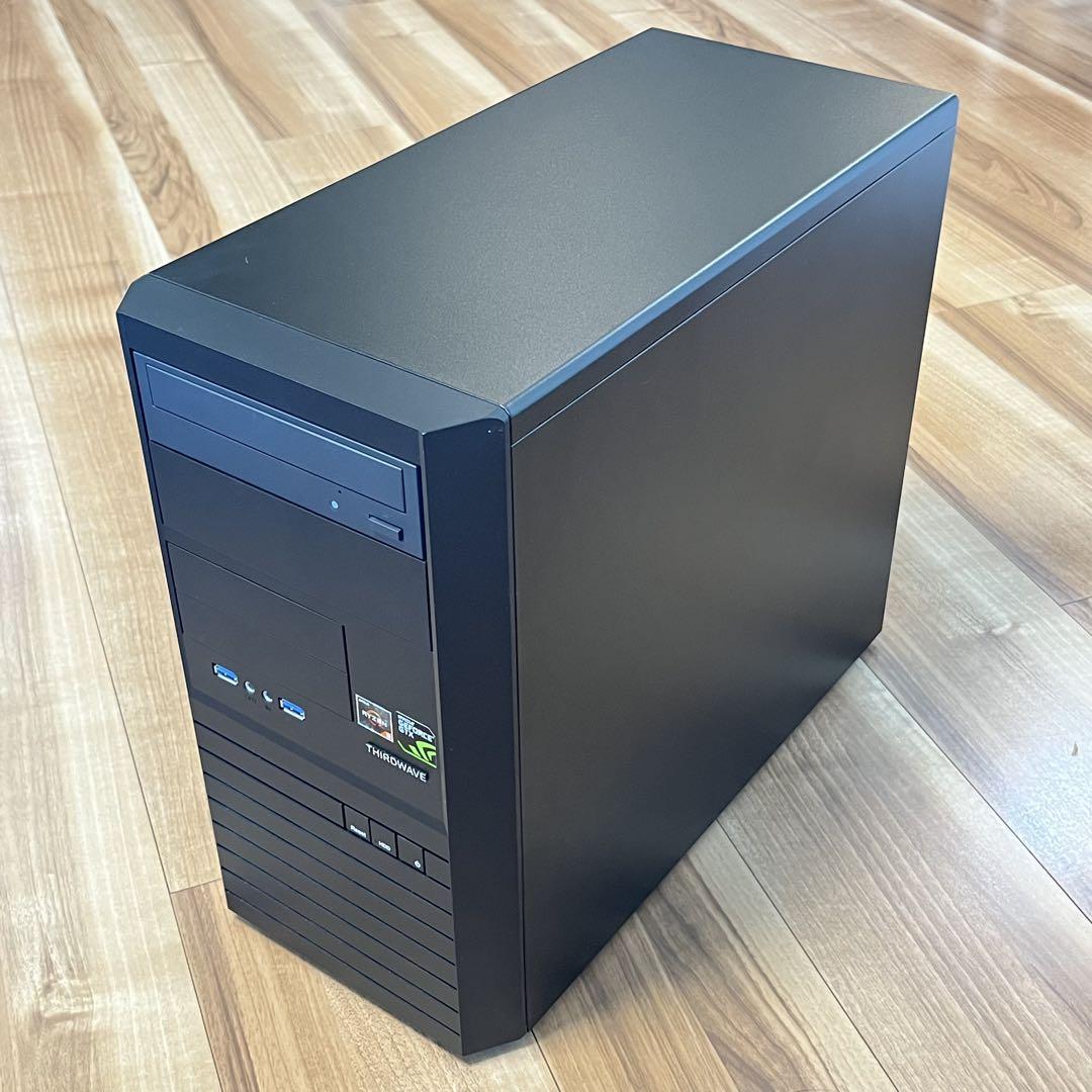 THIRDWAVE ゲーミングデスクトップPC ブラック