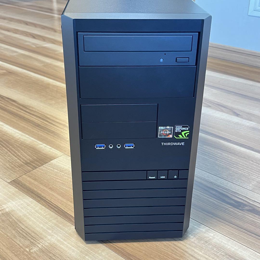 THIRDWAVE ゲーミングデスクトップPC ブラック