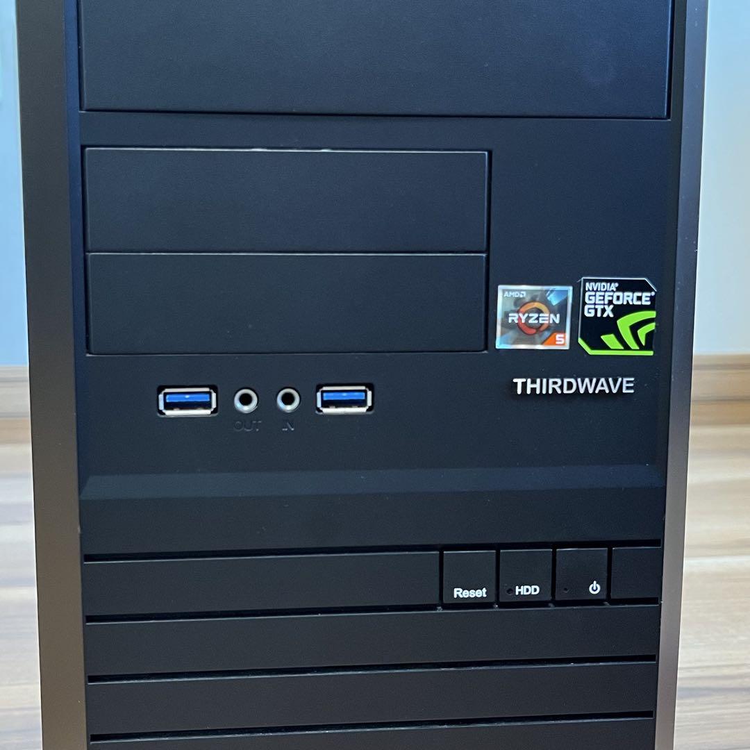 THIRDWAVE ゲーミングデスクトップPC ブラック