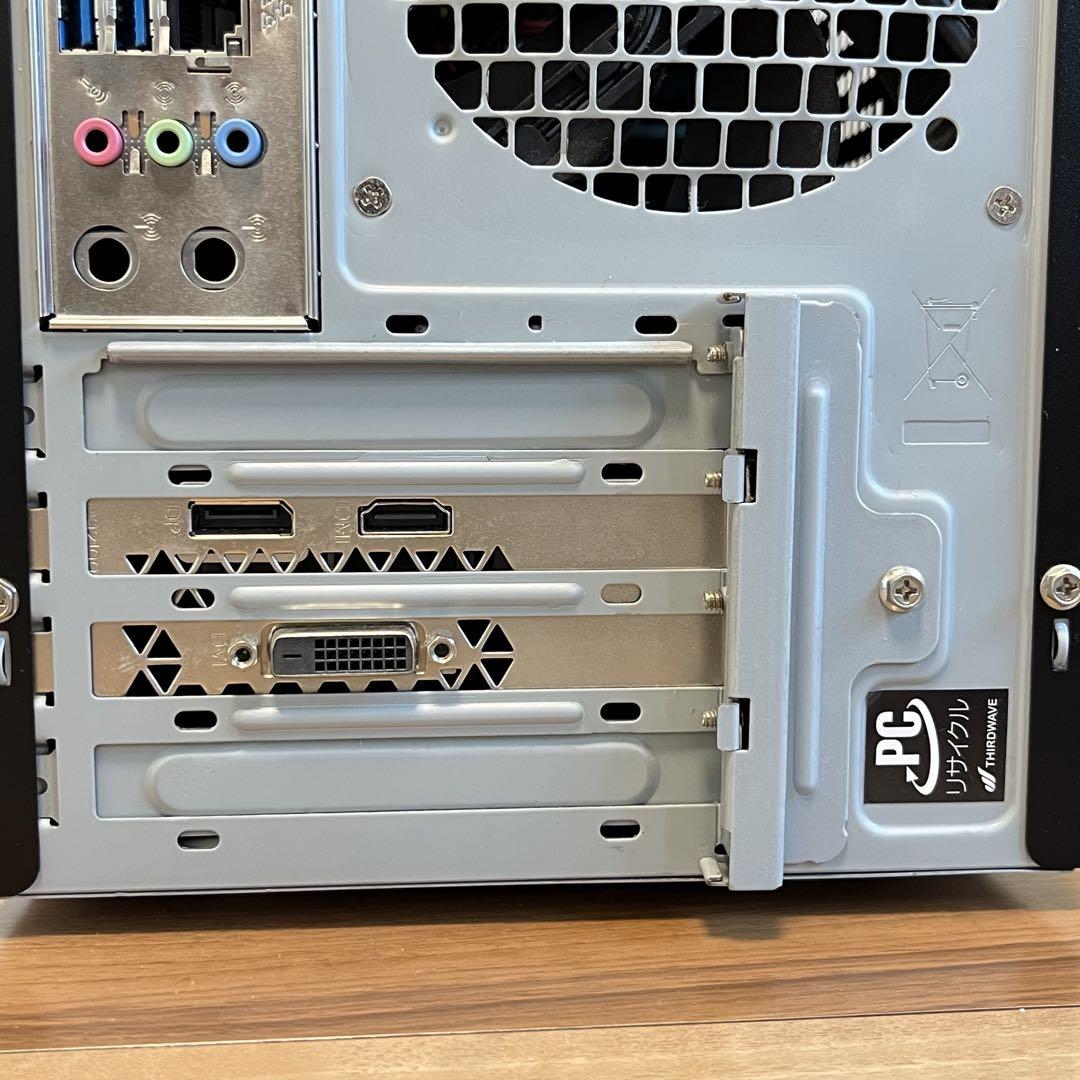 THIRDWAVE ゲーミングデスクトップPC ブラック