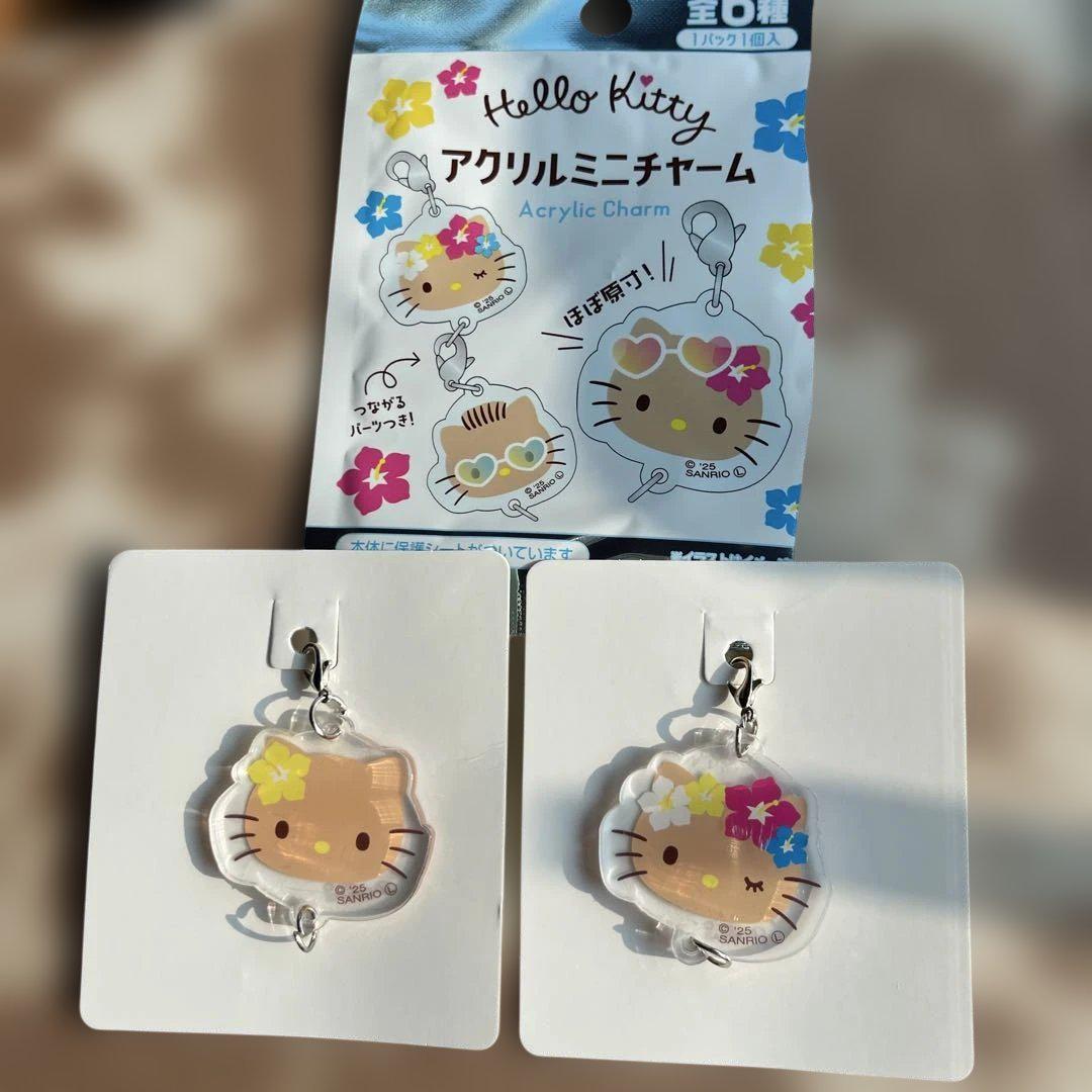 ハローキティ アクリルチャーム 6個セット セリア ハローキティ アクリルチャーム 2個セット - メルカリ