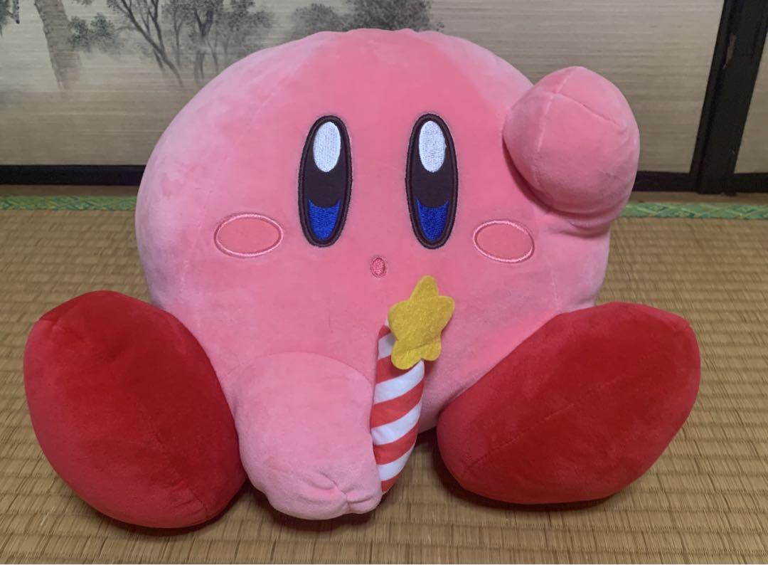 返品?交換対象商品】 星のカービィ もちもちBIGぬいぐるみ おえかき