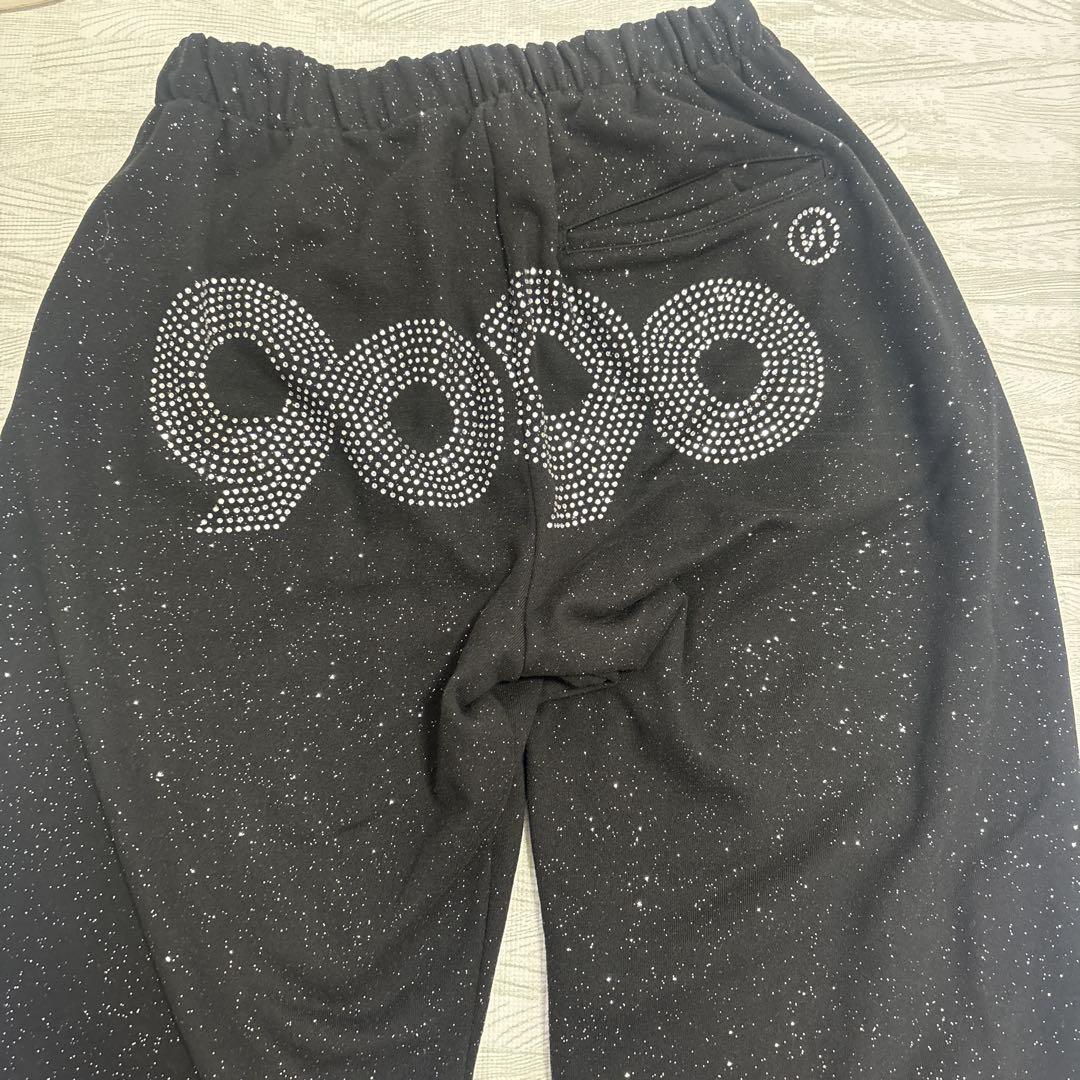 9090girl 90 Logo Glitter Sweat Pants