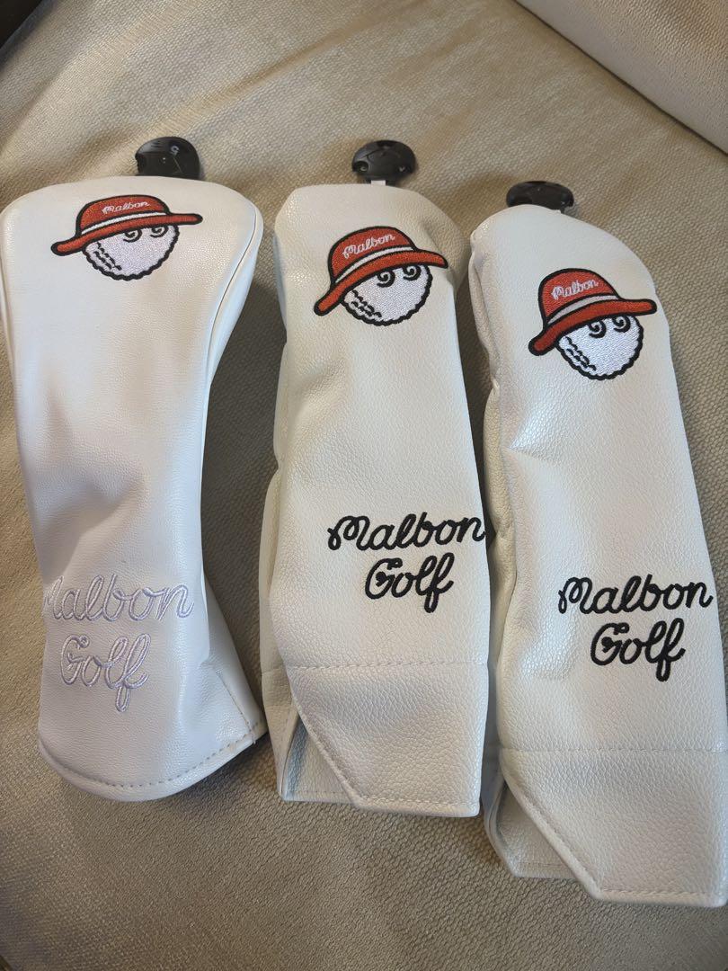 Malbon Golf ヘッドカバー 3個セットヘッドカバー