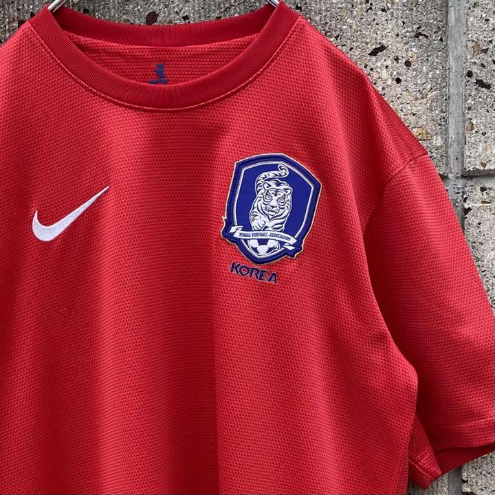 NIKE × サッカー韓国代表 2012年モデル 古着 ホームゲームシャツ
