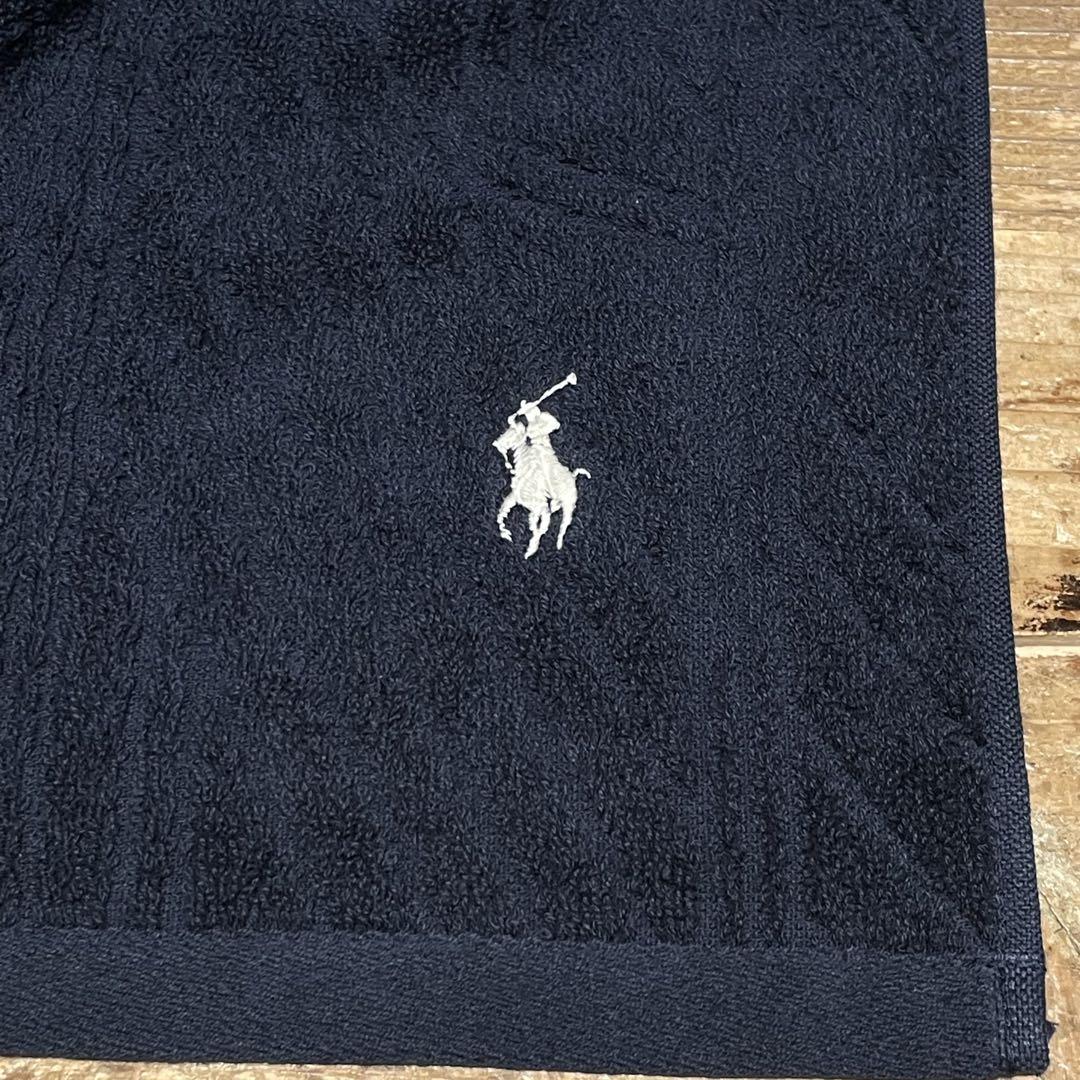 POLO Ralph Lauren ポニーロゴ刺繍 バスタオル ネイビー
