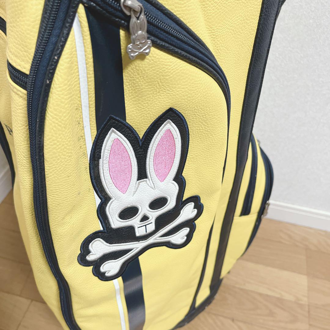 K110 Psycho Bunny サイコバニー キャディバッグ イエロー