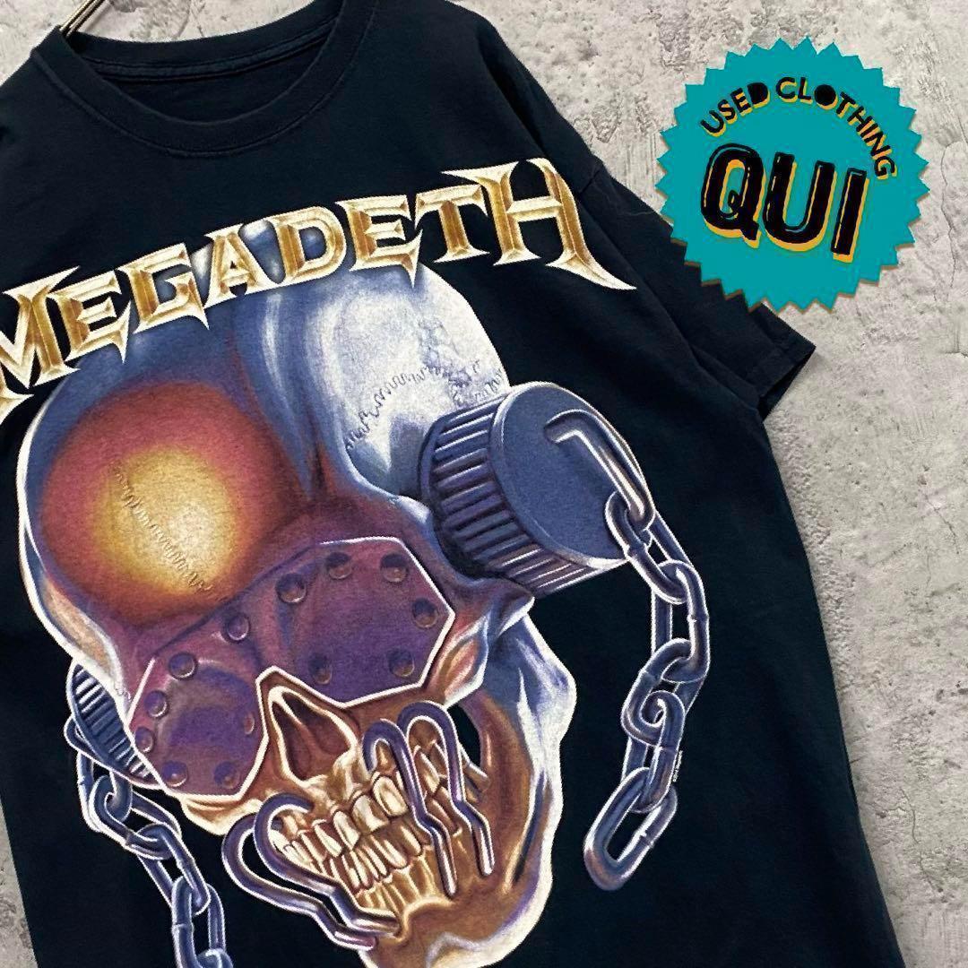 レア US古着○バンドTシャツ メガデス メンズXL