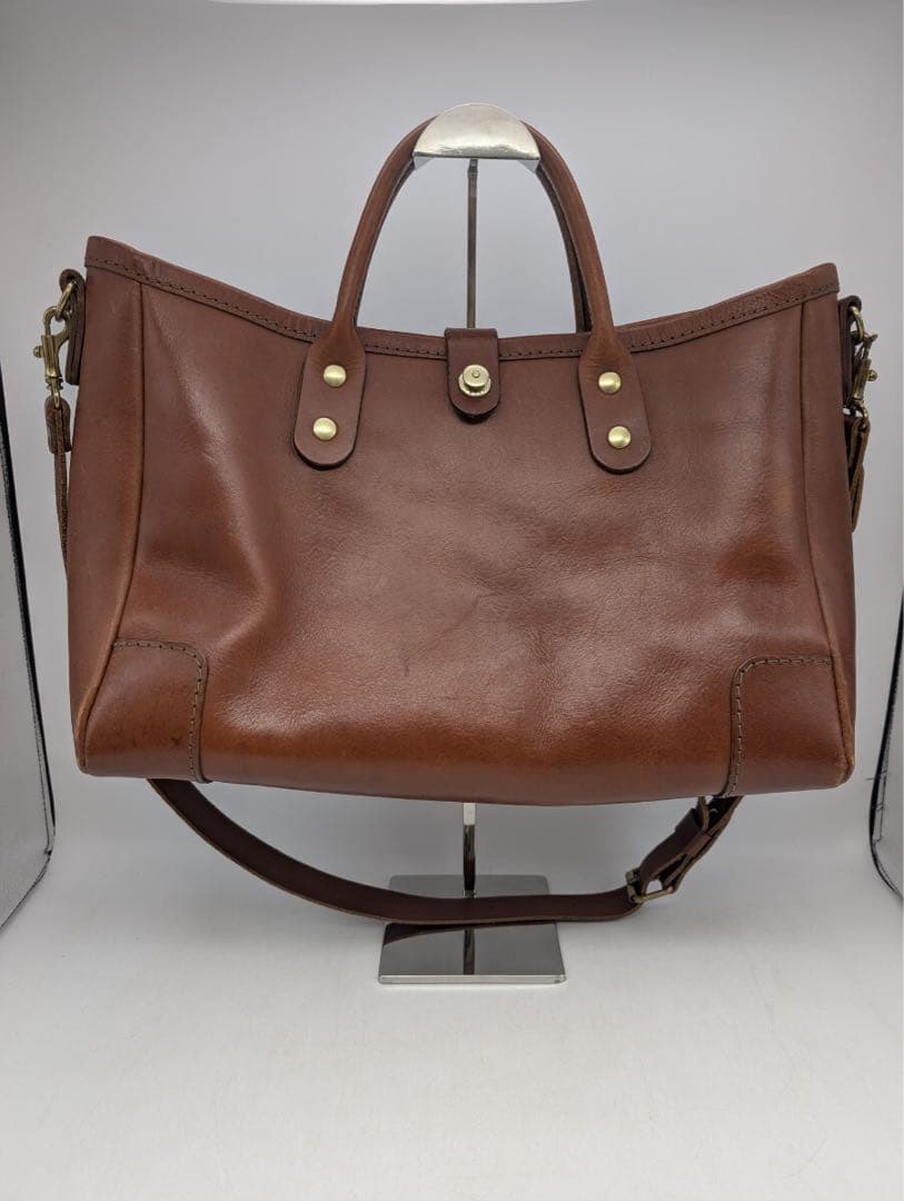 HERZ ヘルツ 2wayトートバッグ （ブラウン）