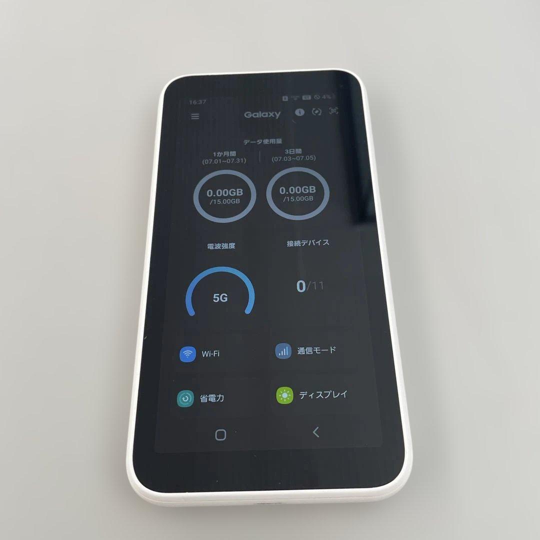Galaxy SCR01 モバイルルーター 5G ホワイト