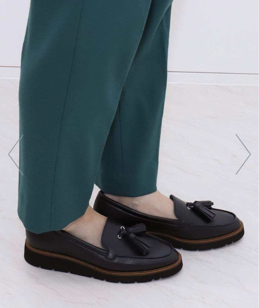 【新品】軽量厚底タッセルローファー