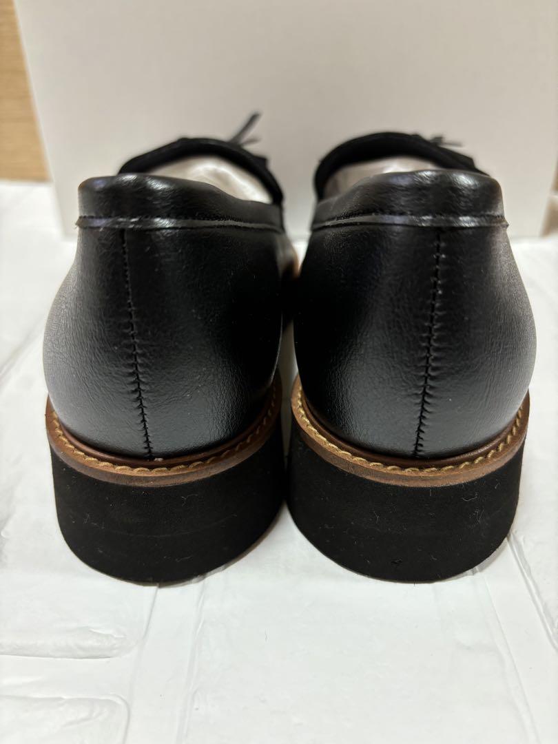 【新品】軽量厚底タッセルローファー