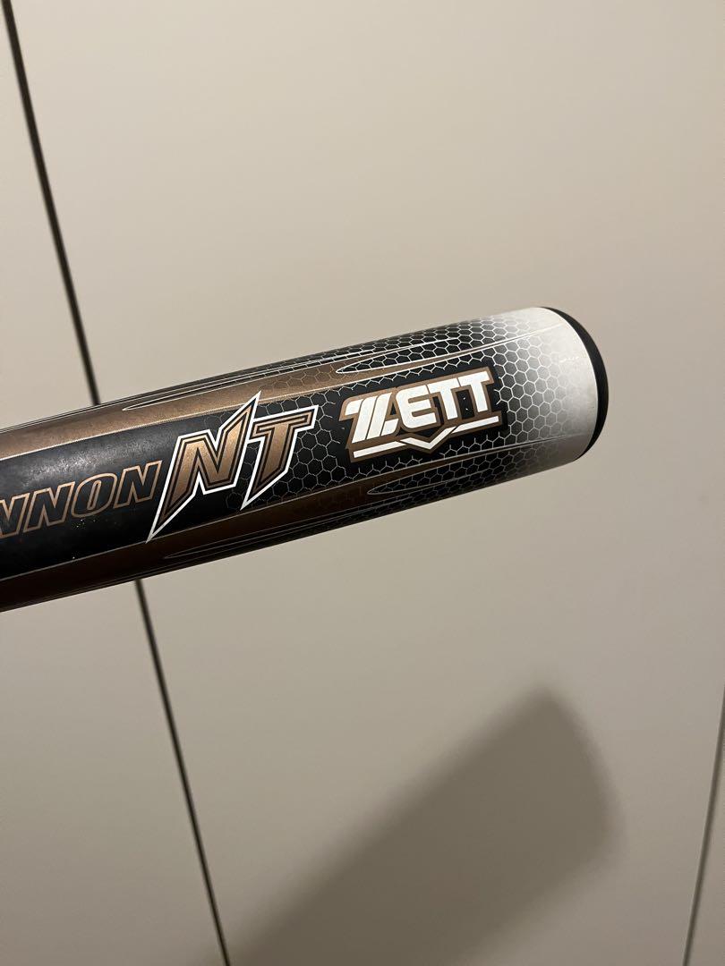 【美品・84cm】ZETT、一般軟式用カーボンバット、ブラックキャノンNT
