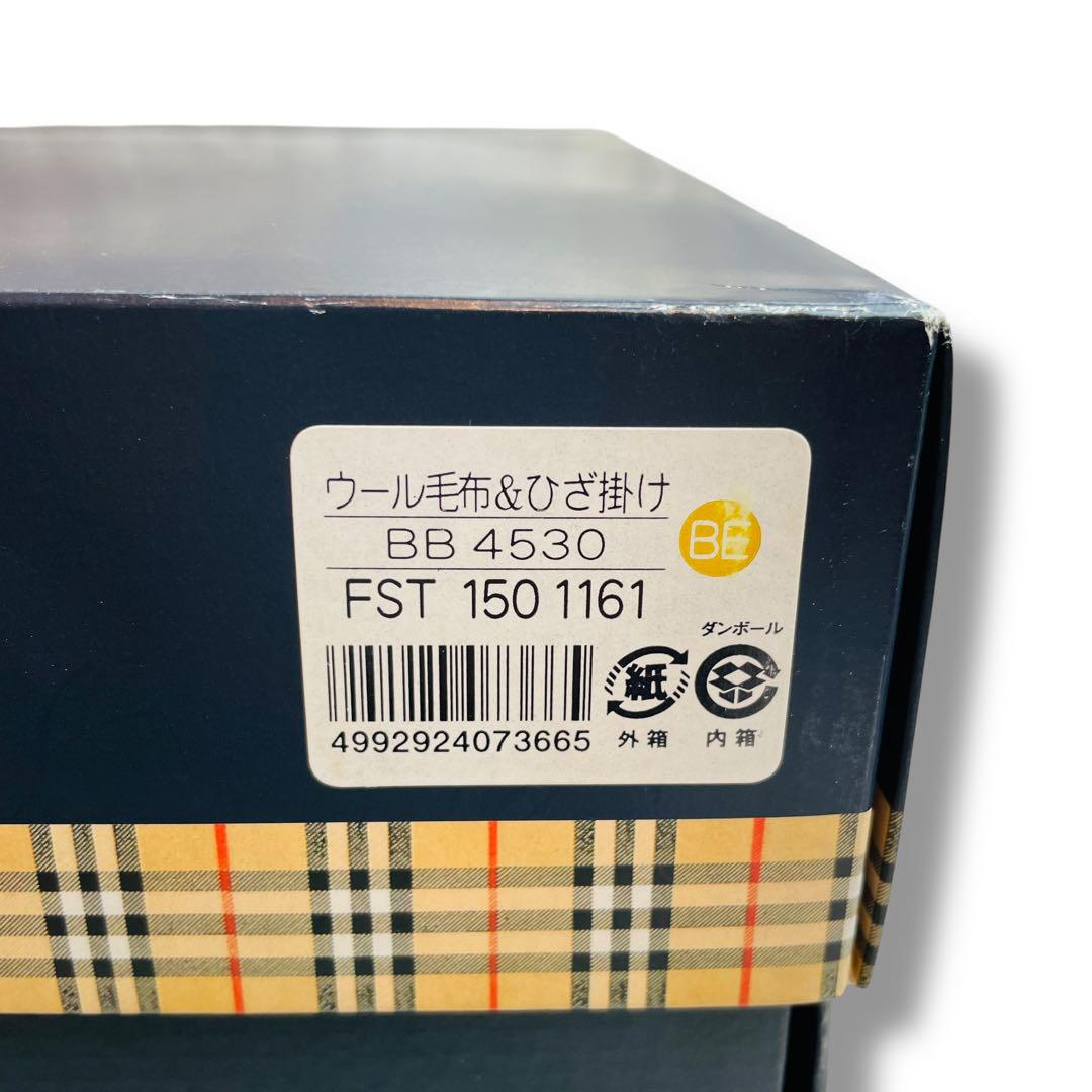BURBERRY バーバリー ウール毛布＆羽毛ひざ掛け ノバチェック