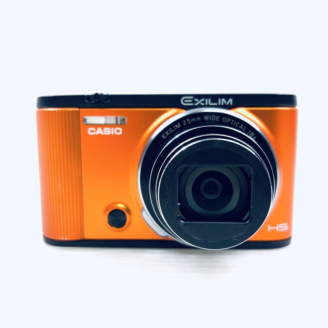 【動作確認済み】CASIO EXILIM EX-ZR1600 オレンジ　デジカメ