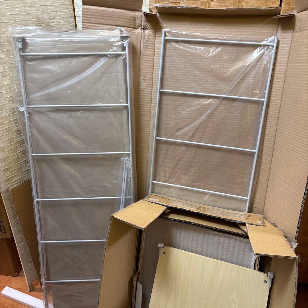 ４段スチールユニットシェルフ