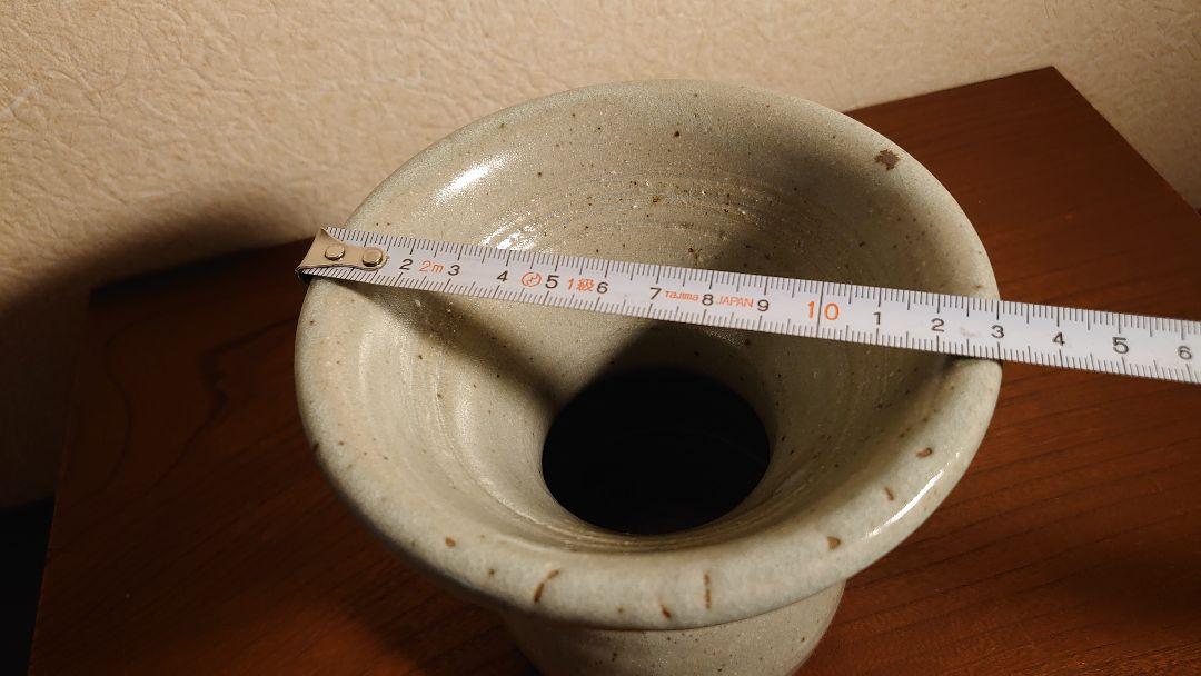 李朝　白磁　青磁　小壺　拡口　蔵出し　１客