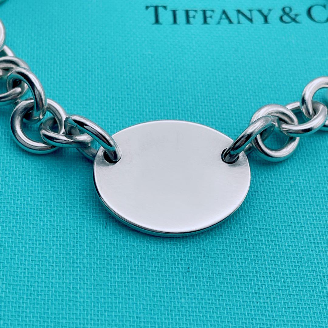 Tiffany & Co. オーバルタグ　ブレスレット　チェーン　リターントゥ