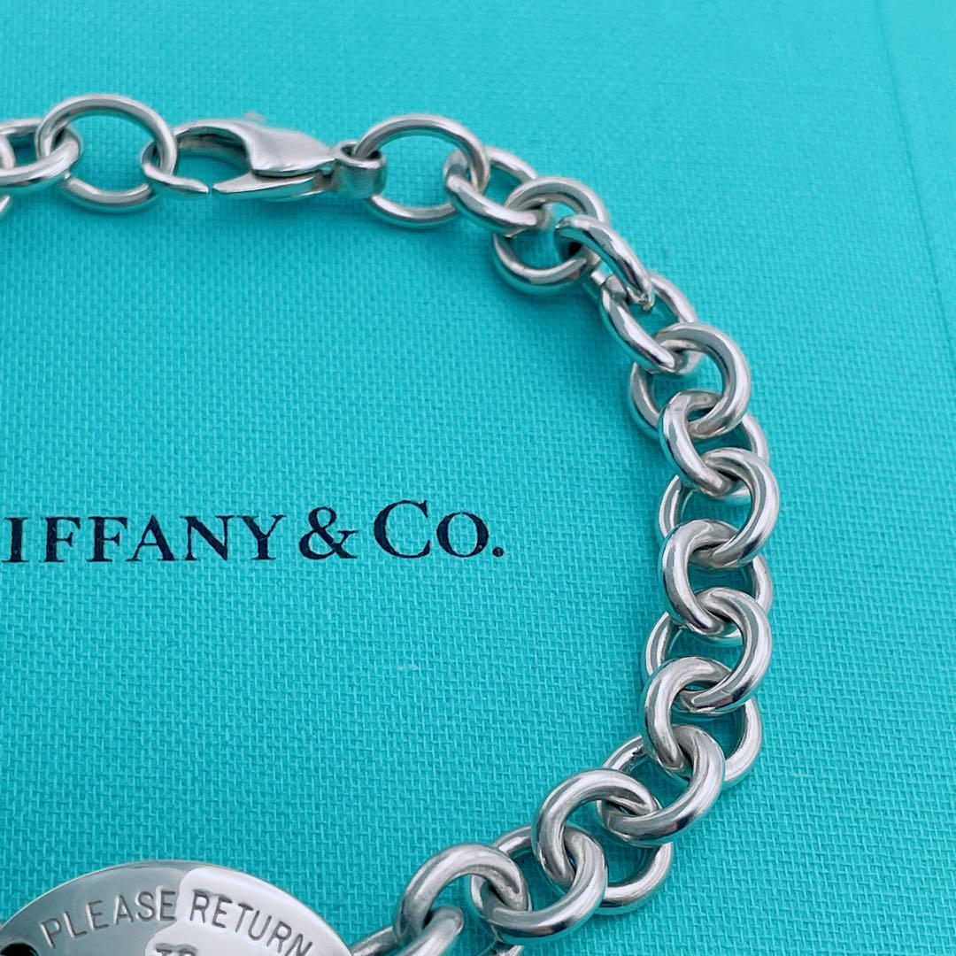 Tiffany & Co. オーバルタグ　ブレスレット　チェーン　リターントゥ